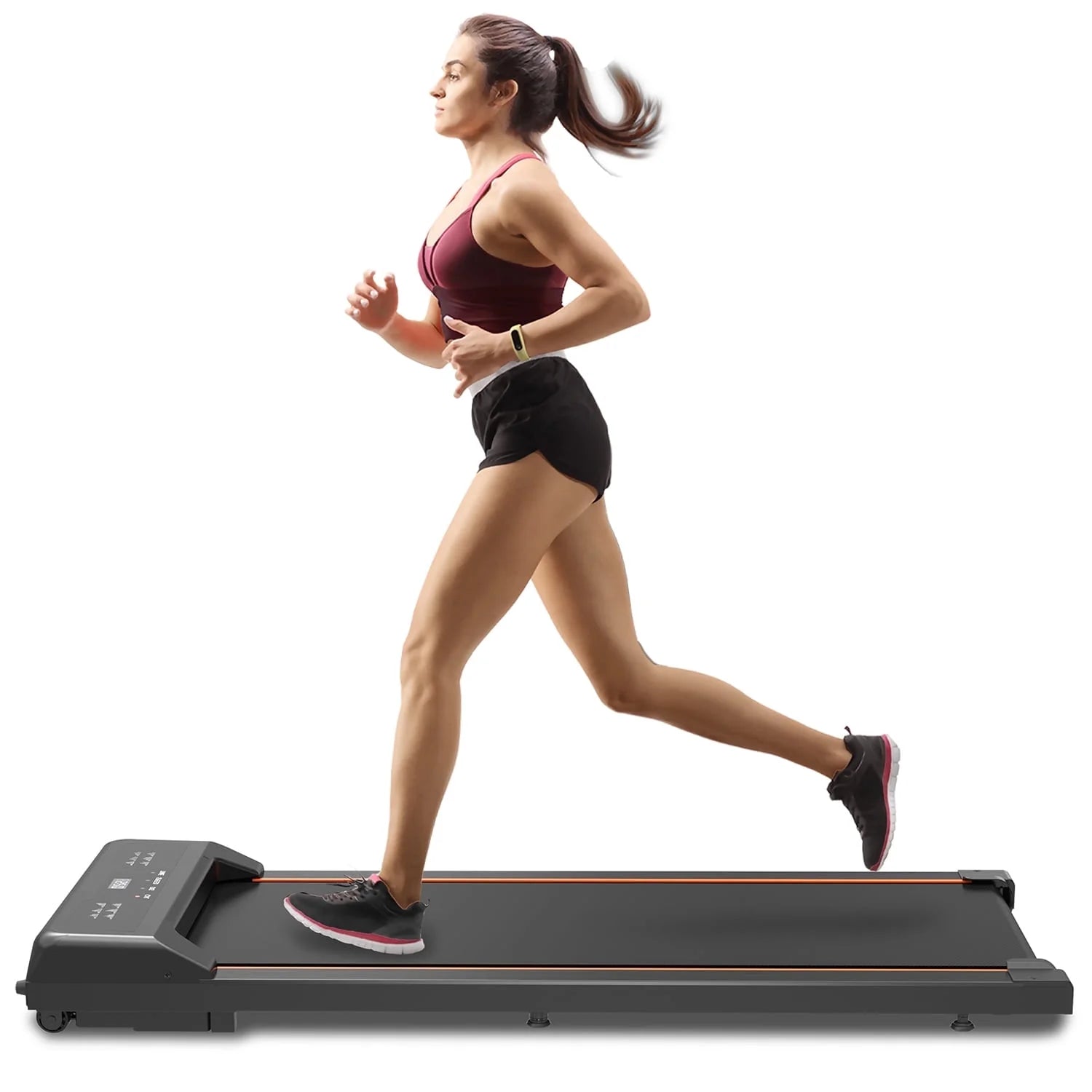 Caminadora Para Debajo Del Escritorio Almohadilla Para Caminar Con Pantalla LED Y Control Remoto, Caminadora Portátil Para El Hogar Y La Oficina, 2,5 Hp, Capacidad De 265 Libras